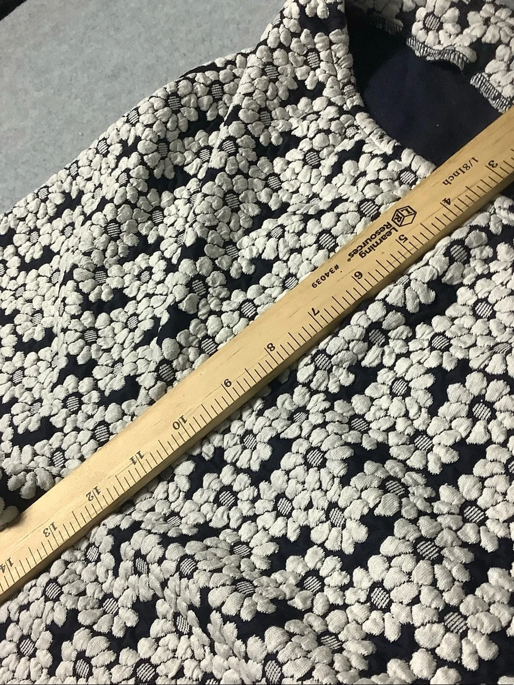 Willow Tree Black and White Floral Skirt - Picture 6 of 9